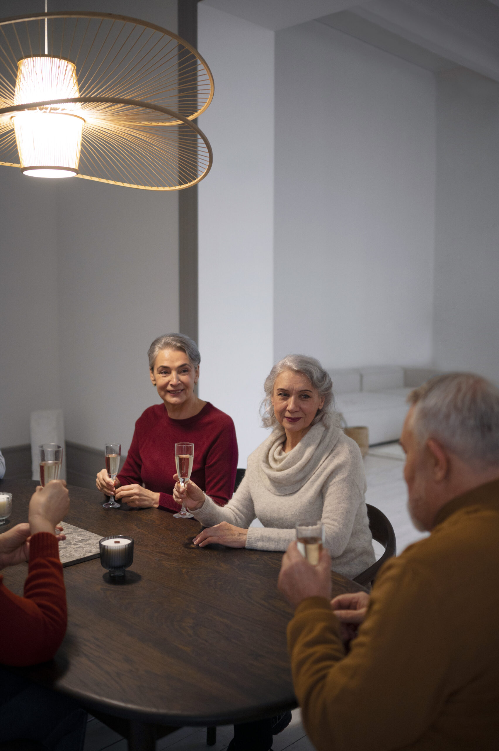 Elderly Friends Partying